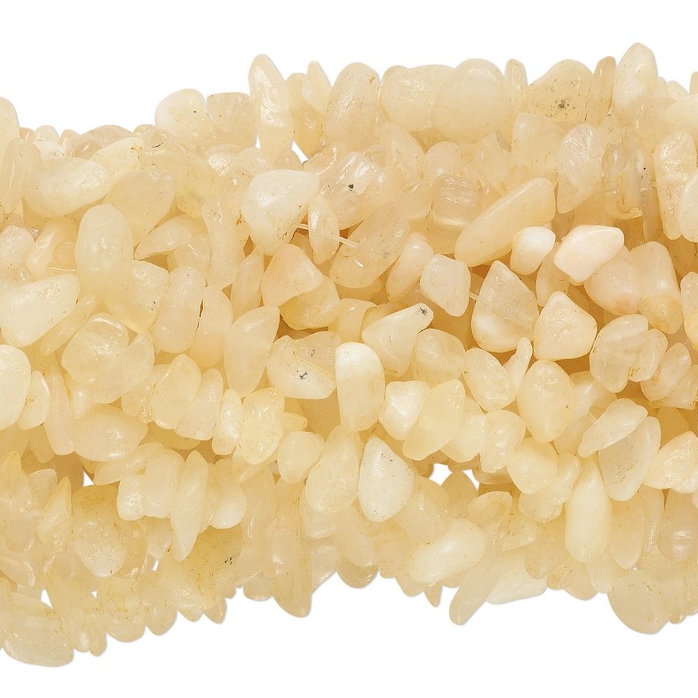 Yellow Calcite (natural) Chip Strand 34 Inches